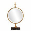 Howard Elliott Medallion Gold Mirror 11213